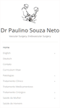 Mobile Screenshot of drpaulino.com.br