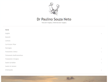 Tablet Screenshot of drpaulino.com.br